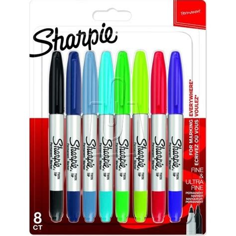 Sharpie Double Sided Pen 8 Pcs Maszone Llc