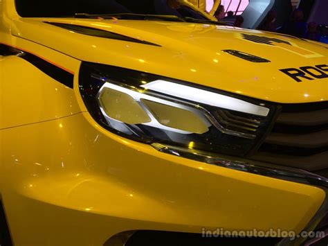 Lada Vesta Wtcc Concept Headlamps At The 2014 Moscow Motor Show