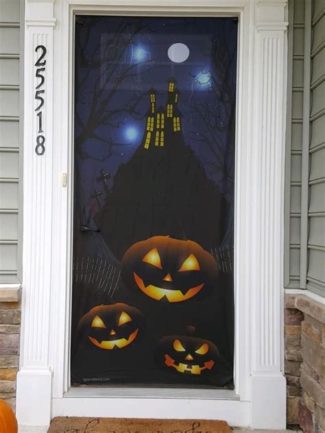 Greet Your Trick Or Treaters In Style With Splendoorz Reusable Fabric