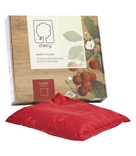 Inatura Cherry Cherry Warmth Pillow The Original Stone Pillow