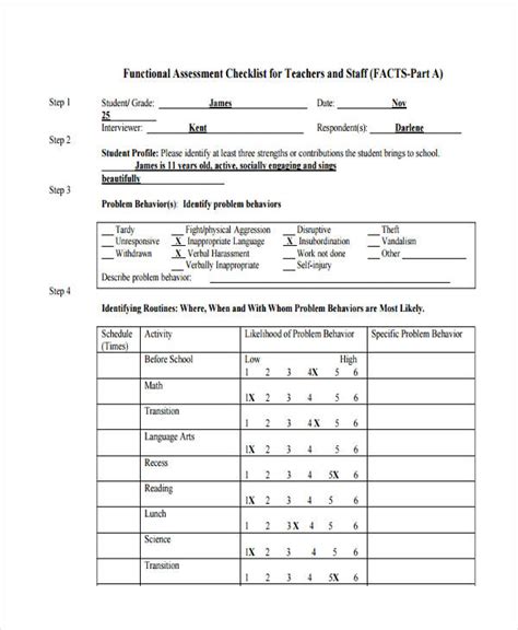 Free Formative Assessment Data Collecting Checklist For Teachers Riset