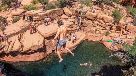 Theres A Magical Oasis In Sedona Where You Can Cliff Jump And Its