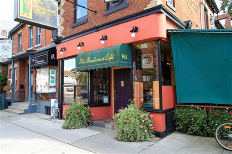 This beautiful getaway features spacious, comfortable, and quiet suites with scenic views in the heart of st. Boulevard Cafe - blogTO - Toronto