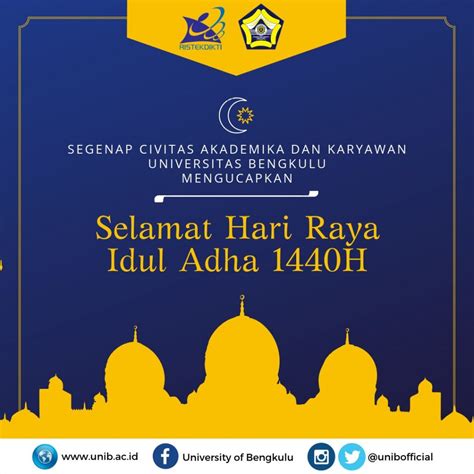 Selamat Hari Raya Idul Adha 1440 H Universitas Bengkulu