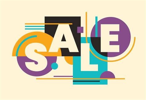 Sale Banner With Typography 429829 Vector Art At Vecteezy