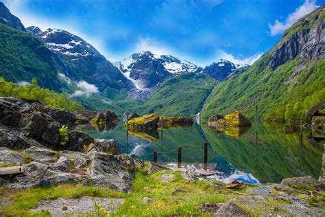 Norvège Le Parc National De Jostedalsbreen Et Les Derniers Glaciers D