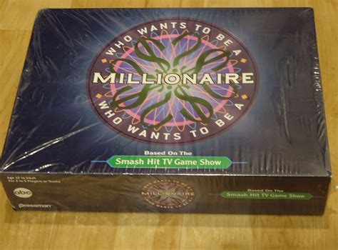 Who Wants To Be A Millionaire Board Game New Sealed Etsy