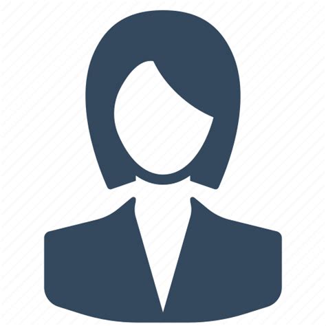 Businesswoman Client Female Profile Suit User Woman Icon