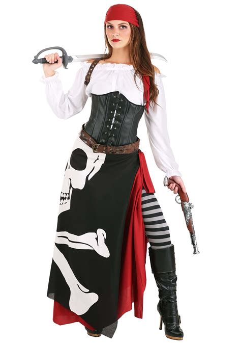 Women S Pirate Flag Gypsy Costume