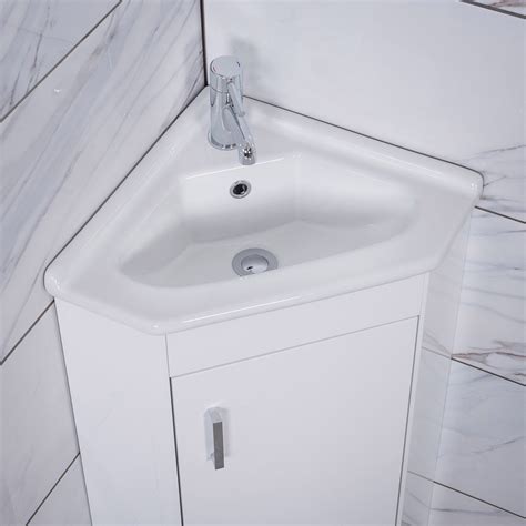 1 or 3 tap hole; Bathroom Corner Cloakroom Vanity Sink Ceramic Basin ...