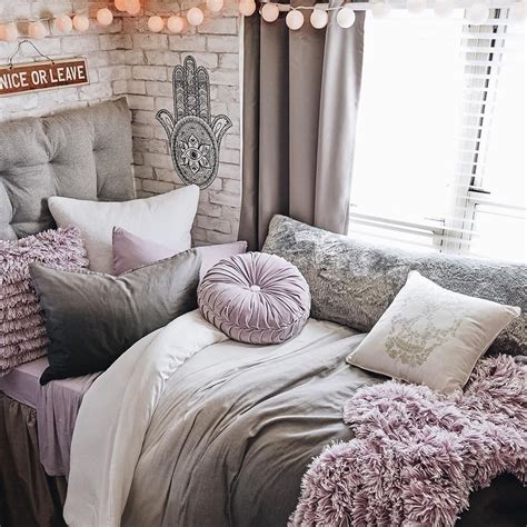 Grey Ombre Comforter And Sham Set 1000 Purple Dorm Rooms Purple