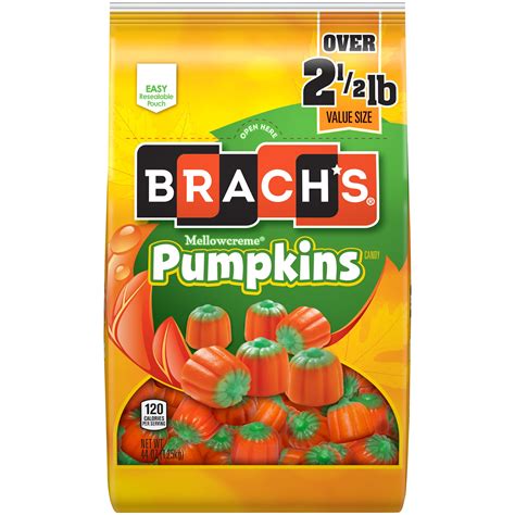 Brachs Halloween Mellowcreme Pumpkins Halloween 44 Oz Walmart