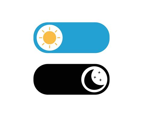 Day And Night Mode With Icons 25853048 Vector Art At Vecteezy