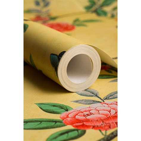 Chinoiserie Imperial Yellow Wallpaper Graham And Brown