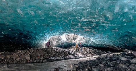 Exploring The Top Ice Caves In Iceland Into The Glacier
