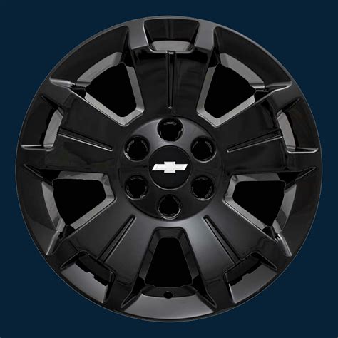 2015 2021 Chevrolet Colorado Lt 17 Gloss Black Wheel Skins Imp