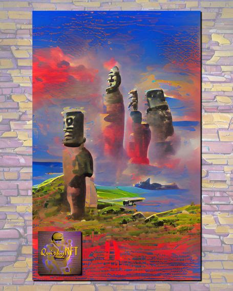 The Moai Statues NFT The Landmark Collection Non Fungible Token Art