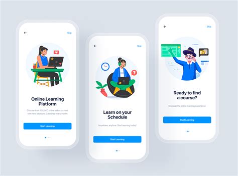 Onboarding Online Course Ui Kit By Hoangpts On Dribbble