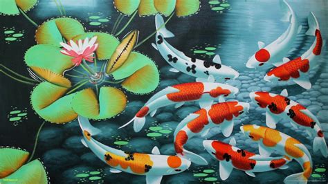 Green Koi Fish Wallpapers Top Free Green Koi Fish Backgrounds