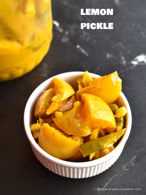 Easy Lemon Pickle Recipe 3 Ingredient Lemon Pickle Recipe Nimbu Ka