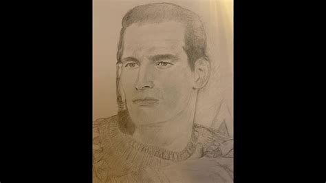 🇺🇸art By Evangelos Pencil Sketch Portrait Drawing Of Legendary Actor