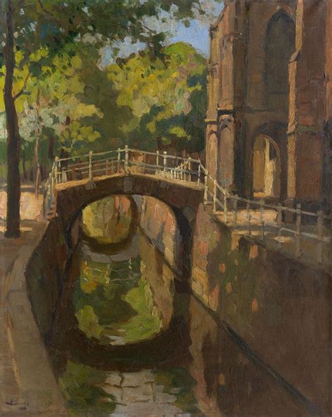 Ben Viegers Paintings Prev For Sale The Bartholomeusbrug In Delft