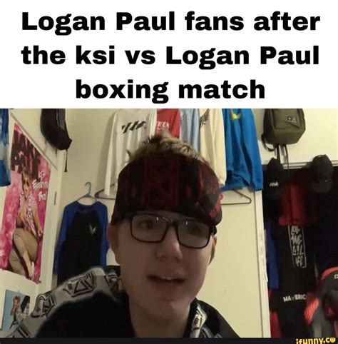 Logan Paul Fans After The Ksi Vs Logan Paul Boxing Match Ifunny