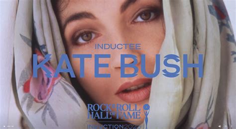 Kate To Be Inducted Into The Rock Roll Hall Of Fame Kate Bush News