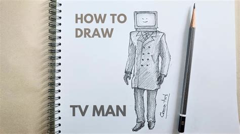 Skibidi Toilet How To Draw 😱😱 Tv Man 📺 From Dafuqboom Youtube