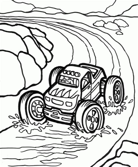 4x4 Off Road Baja Vehicle Online Coloring Pages Page 1 Sketch Coloring Page