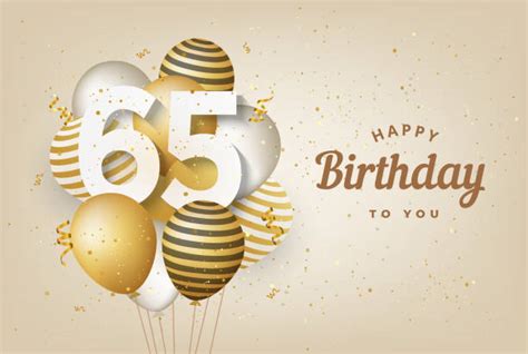 65th Birthday Background Illustrations Royalty Free Vector Graphics