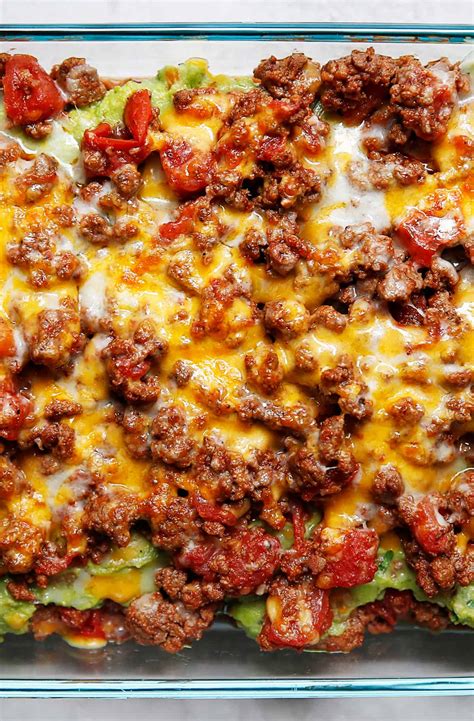 The Ultimate 7 Layer Taco Dip With Meat Lexis Clean Kitchen