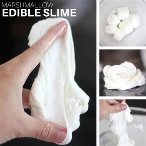 Edible Slime Recipe With Marshmallows And Powdered Sugar