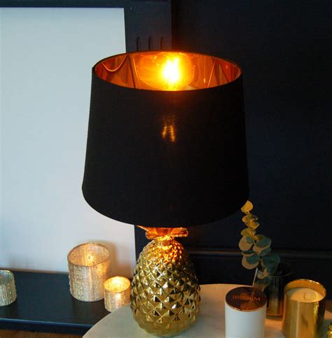 Special price $59.95 regular price $69.95. gold table pineapple lamp bedside by the luxe co ...