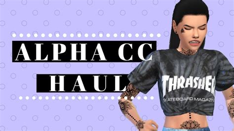 👙 Sims 4 Alpha Cc Haul 👗 Links Youtube
