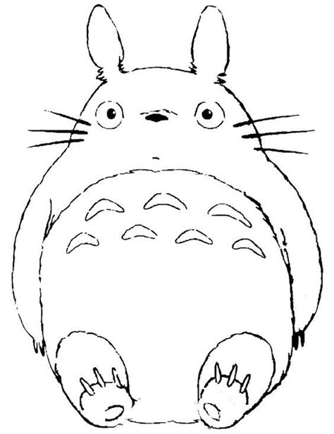 Dibujo De Totoro A Lapiz Totoro Dibujo Totoro Como Dibujar Animes