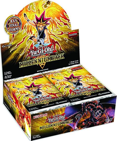 Yugioh Trading Card Game Millennium Pack Booster Box 36 Packs Konami