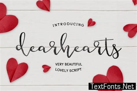 Dear Hearts Font