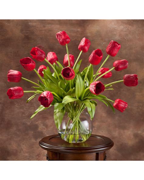 tulips arrangement silk flower centerpieces artificial floral centerpieces