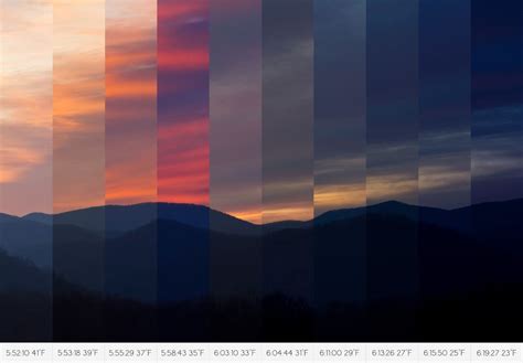 Time Lapse Sunset What A Very Cool Photo Concept For A Mountain