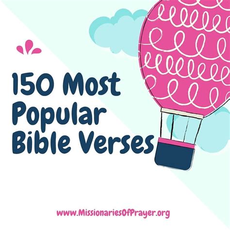 150 Most Popular Bible Verses