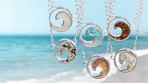 Beach Jewelry Handmade Nautical Themed Sand Jewelry Gifts Beach