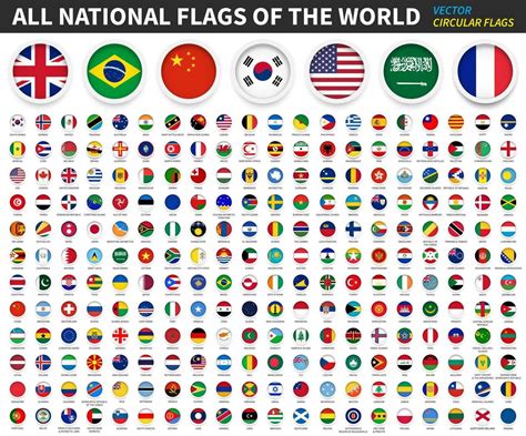 Set Of All Flags Of The World 1925530 Vector Art At Vecteezy Atelier
