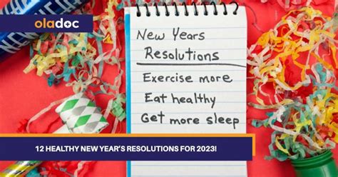 12 Healthy New Years Resolutions For 2023