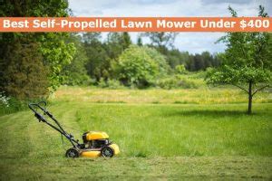 Top Best Self Propelled Lawn Mower Under In