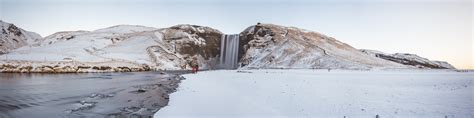 Wallpaper Longexposure Winter People Panorama Cliff Snow