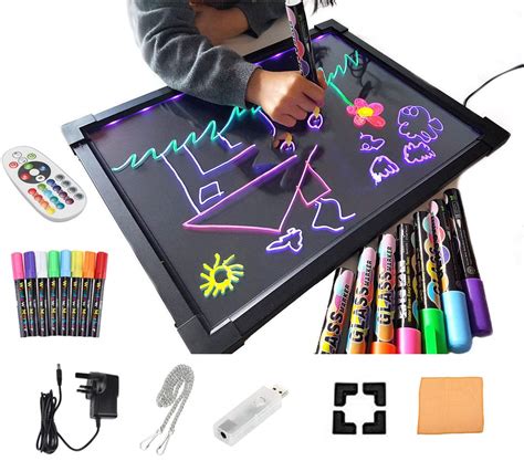Buy Easy3uy Sensory Led Writing Board For Kids Light Up Led Drawing