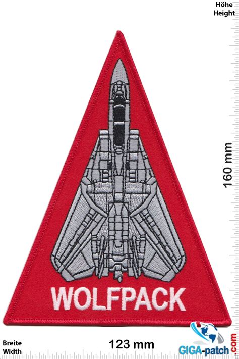 Us Navy Usn Vf 1 Wolfpack Hq Patch Aufnäher Aufnäher Shop