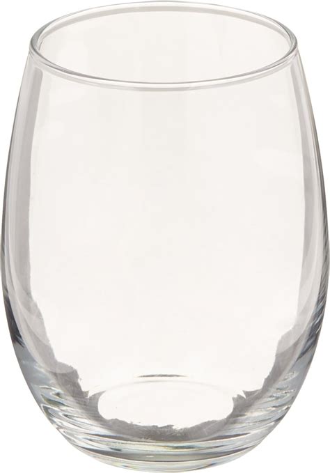 Luminarc Perfection Stemless Wine Glass Set Of 12 15 Oz Clear
