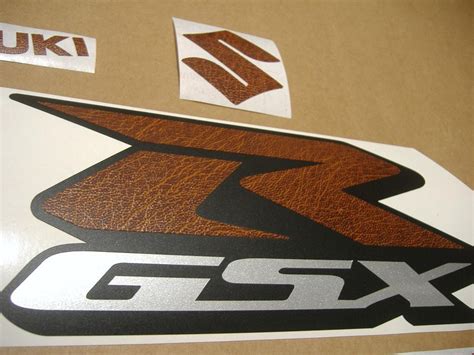 Free delivery for many products! Suzuki GSXR 750 leather look decal/sticker set (complete ...